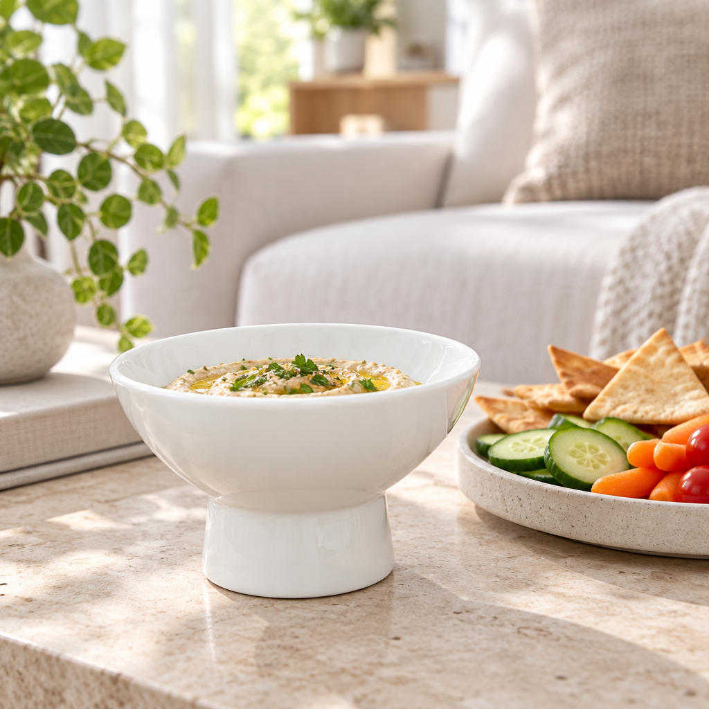 Symphony Ceramic Rise Dip Bowl - 8×5cm