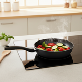 Royalford GoldenChef Granite-Coated Die-Cast Fry Pan Black - 28cm