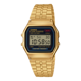 Casio Vintage Unisex Digital Watch A159WGEA-1DF Gold Tone Stainless Steel Band