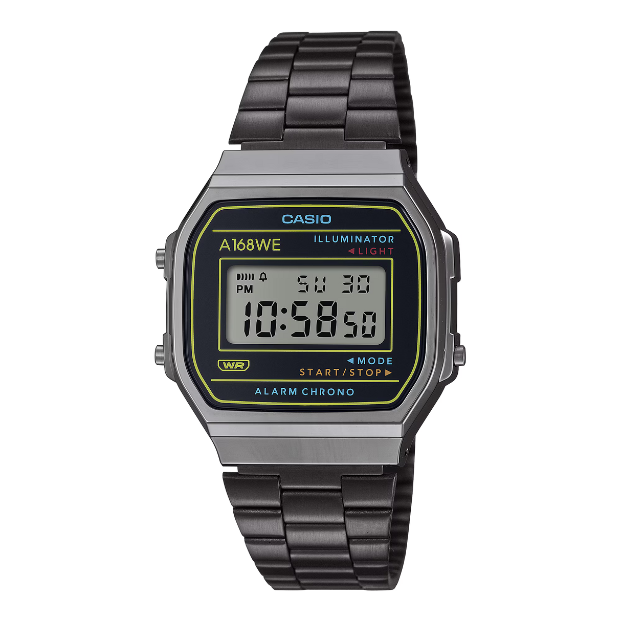 Casio Vintage Series Digital Gun Metal Strap Unisex Watch