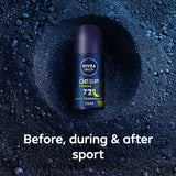 Nivea Men Deep Extreme Maxx Tech 72H Anti-Perspirant Roll-On 50ml