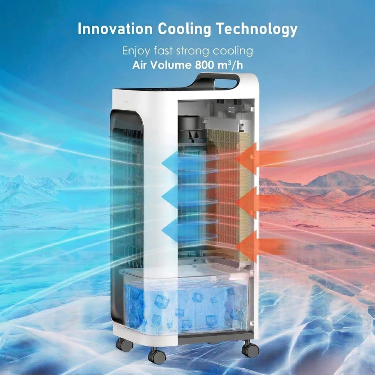 Crownline 2-in-1 Air Cooler & Heater (AC-470)