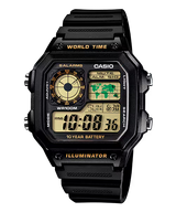 Casio Youth Series Digital Black Dial Men's Watch - AE-1200WH