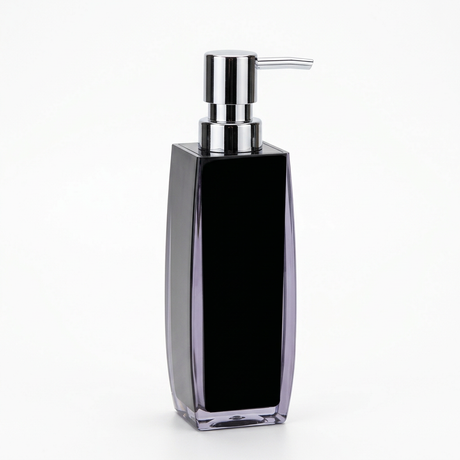 Acrylic Liquid Soap Dispenser Black - 400ml