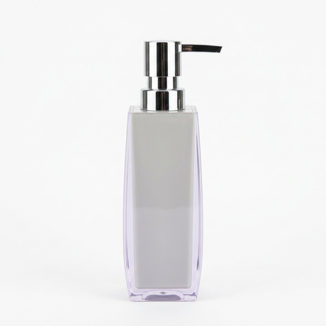 Acrylic Liquid Soap Dispenser Pale Grey - 400ml