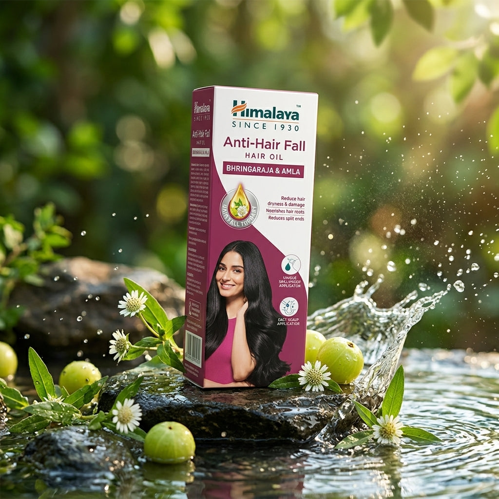 Himalaya Anti-Hair Fall Hair Oil with Bhringaraja & Amla – 200 ml