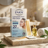 Enjoy Natural Liposoluble Face Wax Strips for Normal Skin – 27-Piece Set