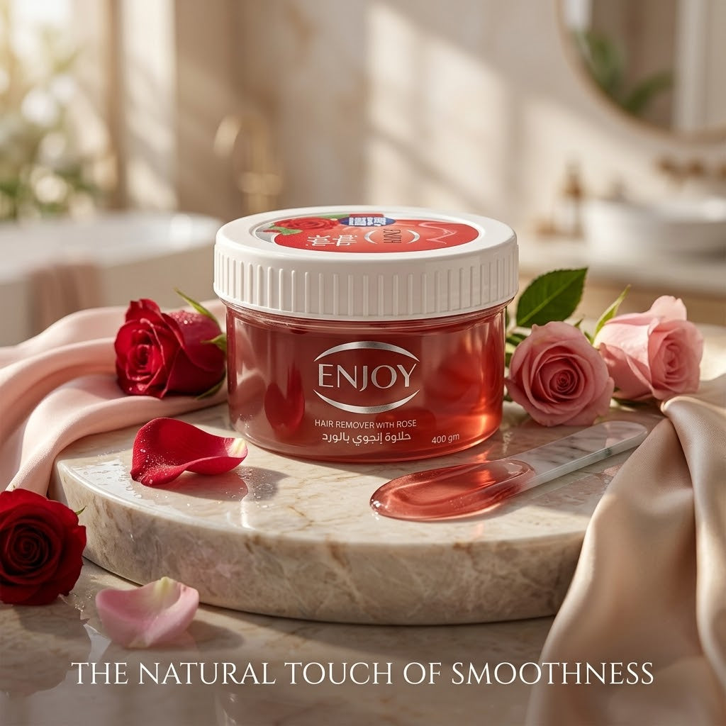 Enjoy Rose Hair Removal Wax – 400 g