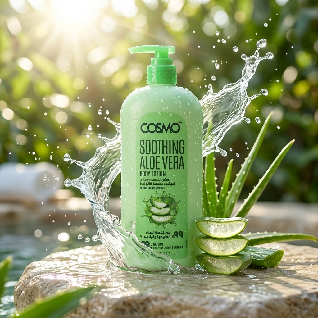 Cosmo Soothing Aloe Vera Body Lotion – 750 ml