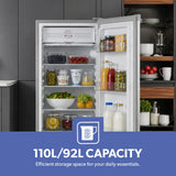 Geepas 110L Single Door Defrost Refrigerator GRF119SPE