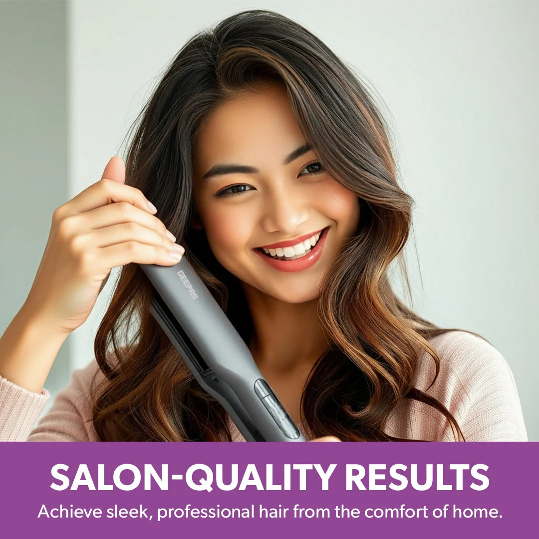 Geepas Digital Thermo-Ceramic Hair Straightener GHS86005