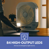 Geepas 12inch Rechargeable Fan with Remote Control GF21190