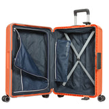 Eminent Vertica B0006 28-Inch Polypropylene Hard Case Lightweight Luggage with Double Spinner Wheels & TSA Lock – Orange