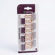 Bachang Metal Binder Clips 25 mm, Purple & Grey, 8-Piece Pack