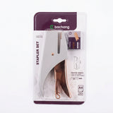 Bachang Plier Stapler Set with 1,000 Staples – Grey