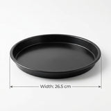 Aluminium Round Pizza Pan 26.5 cm – Black