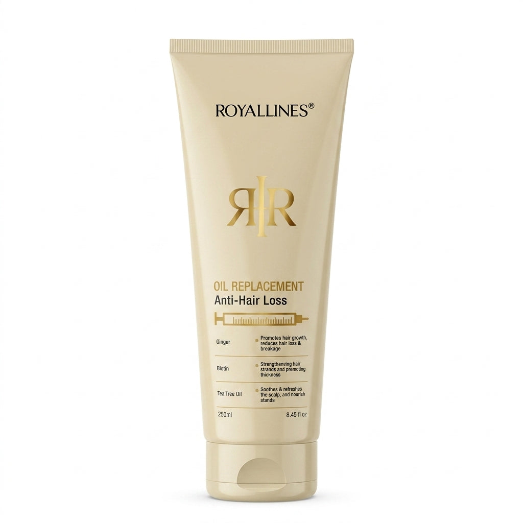 Royallines Ginger & Biotin Anti-Hair Loss Oil Replacement – 250ml
