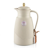 Germax Vacuum Flask 1 Litre – Light Gray with Arabic Calligraphy