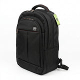 LuckySky 20inch Trolley School Bag – Black – Wheeled Backpack with Retractable Handle