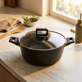 Kula Thermo Series Non-Stick Cooking Pot 28 cm with Glass Lid