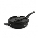 Julia Home & Kitchenware Deep Fry Pan with Aluminium Lid – 28cm Cast-Tec Non-Stick
