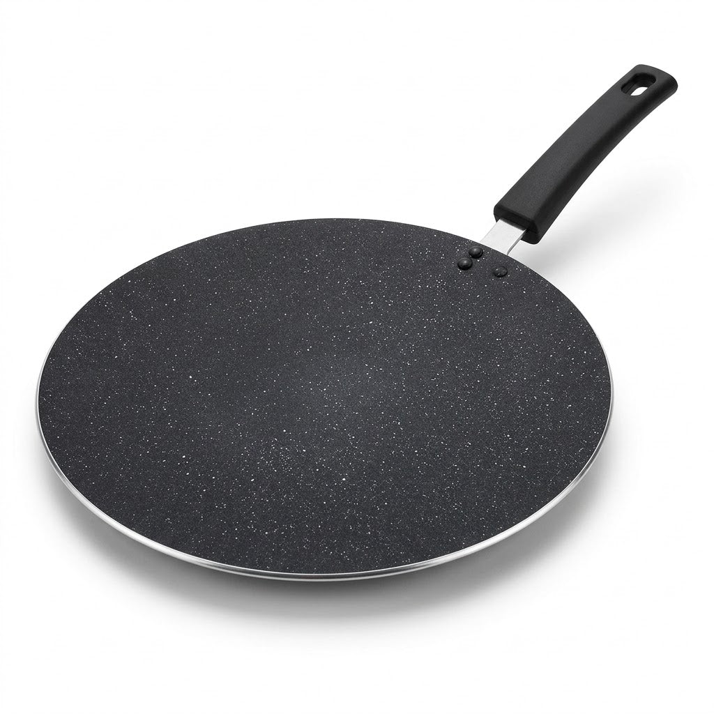 Henlee Non-Stick Concave Tawa 28 cm – 4 mm Thickness
