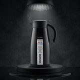 Borosil Insulated Stainless Steel Vacuum Flask Carafe, 1500 ml, Black