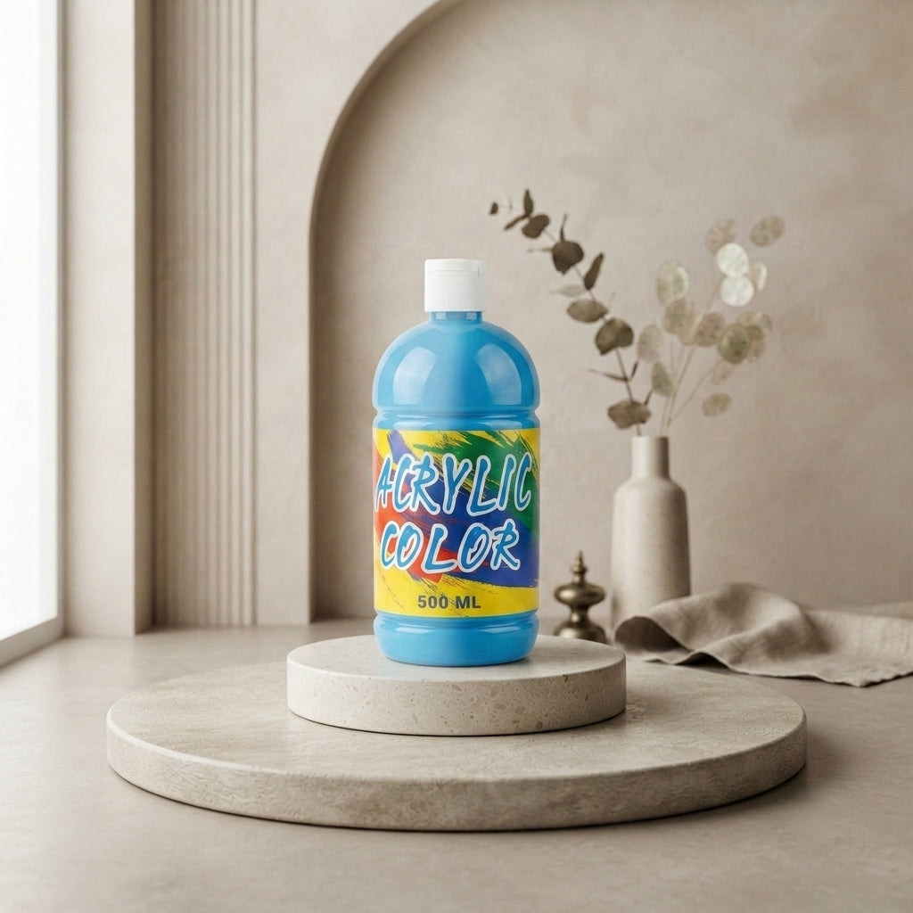 Basic Acrylic Color Paint 500ml – Sky Blue