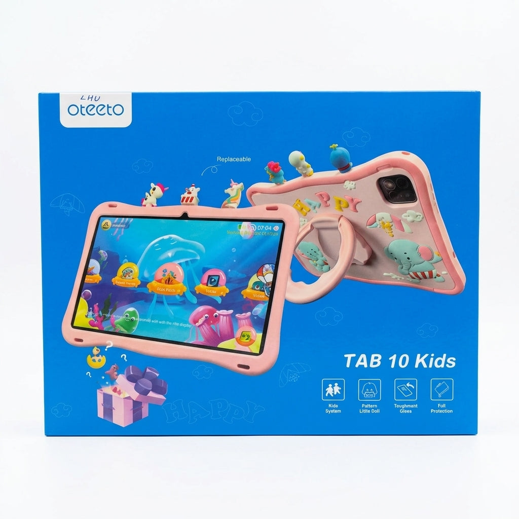 Oteeto TAB 10 Kids Tablet – Gray & Blue