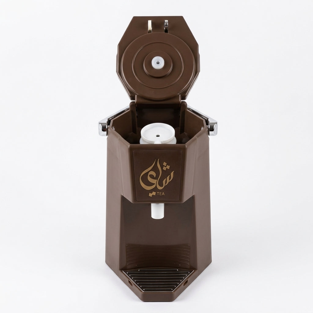 Mahra Vacuum Flask Tea Dispenser – 1.9 L, Brown
