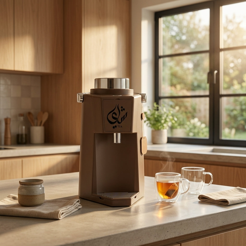 Mahra Vacuum Flask Tea Dispenser – 1.9 L, Brown
