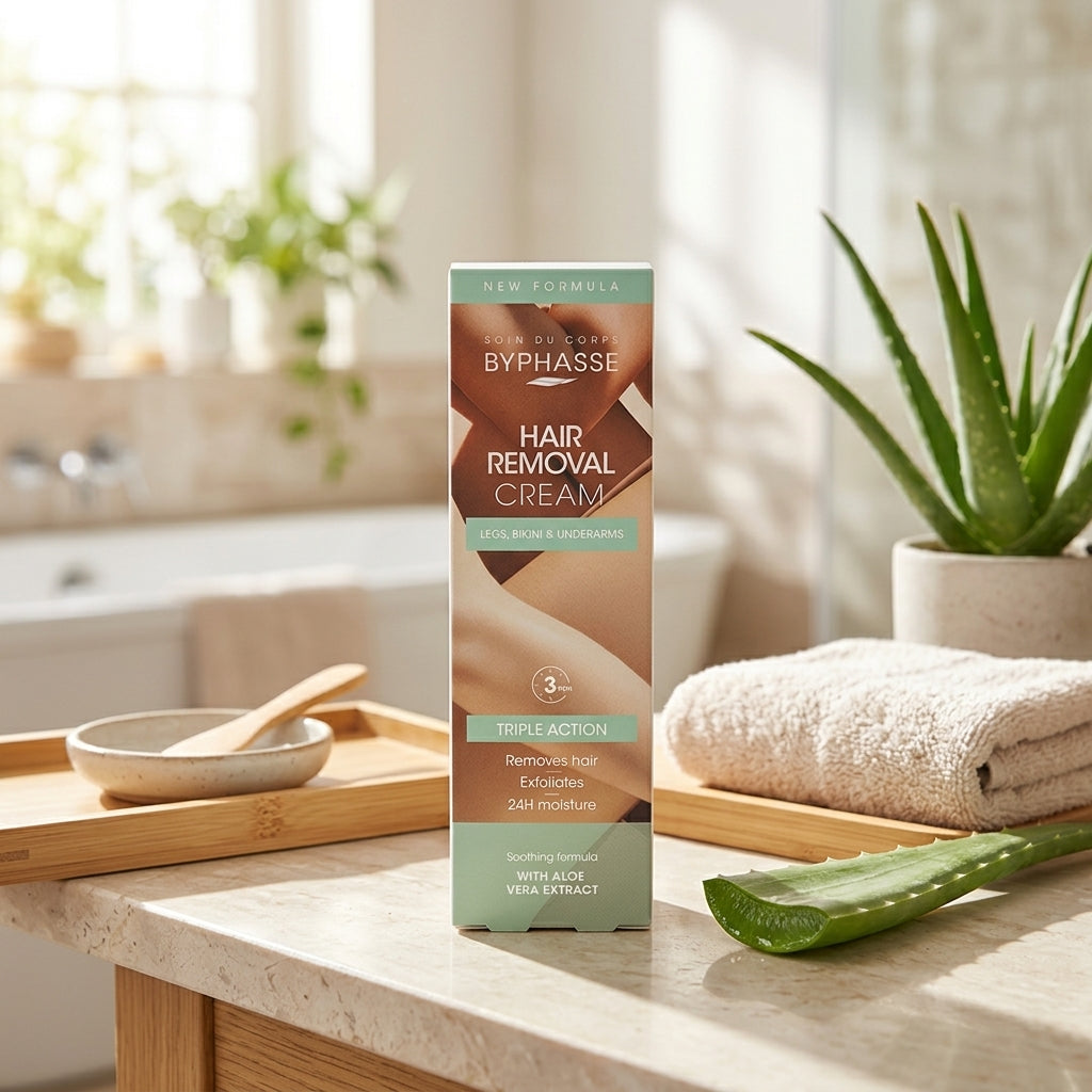 Byphasse Triple Action Hair Removal Cream 125ml