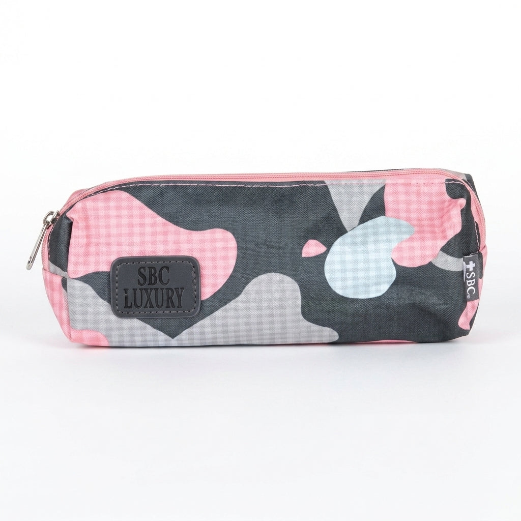 SBC Luxury 4-in-1 School Set 16" – Pink Camo (Backpack, Lunch Bag, Pencil Case & Water Bottle)