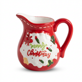 Ceramic Christmas Jug 500 ml – Red & White