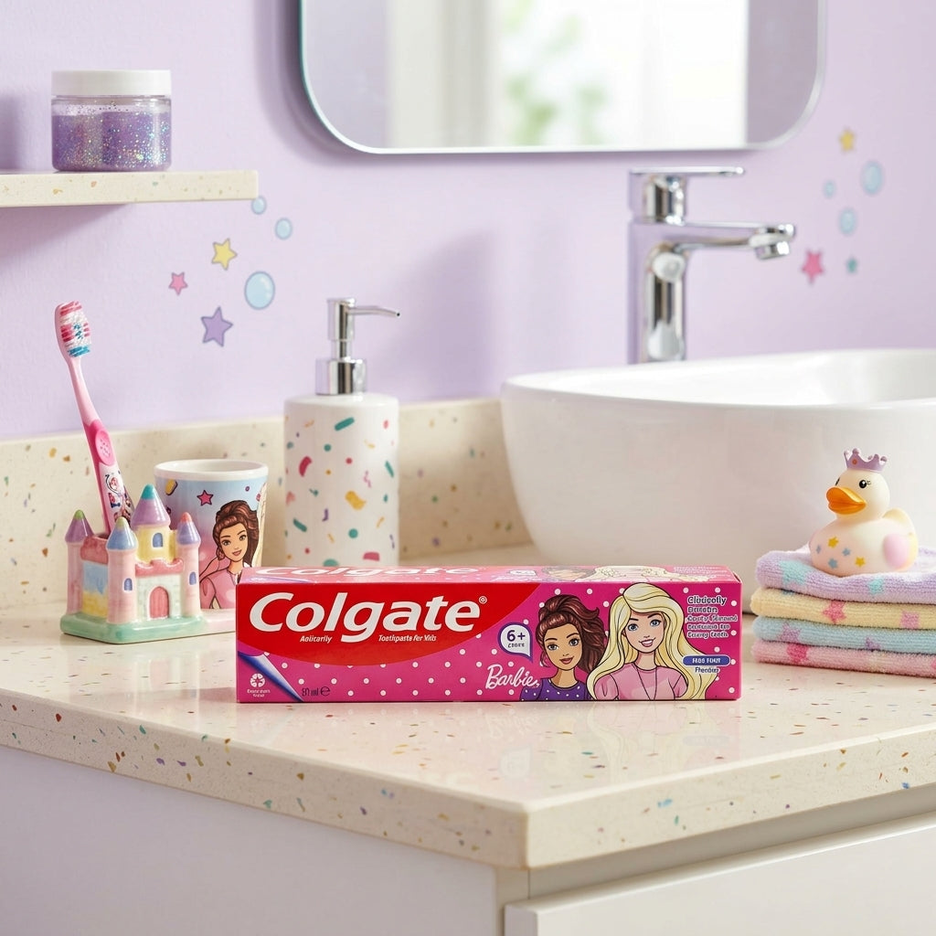Colgate Barbie Anticavity Toothpaste for Kids, Mild Mint Flavour, 50 ml