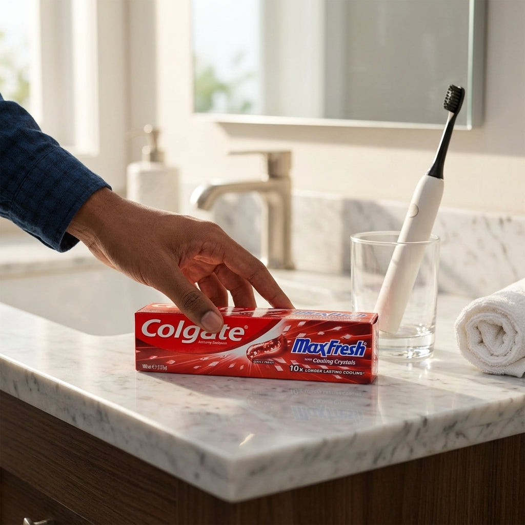Colgate MaxFresh Spicy Fresh Toothpaste with Cooling Crystals 100 ml