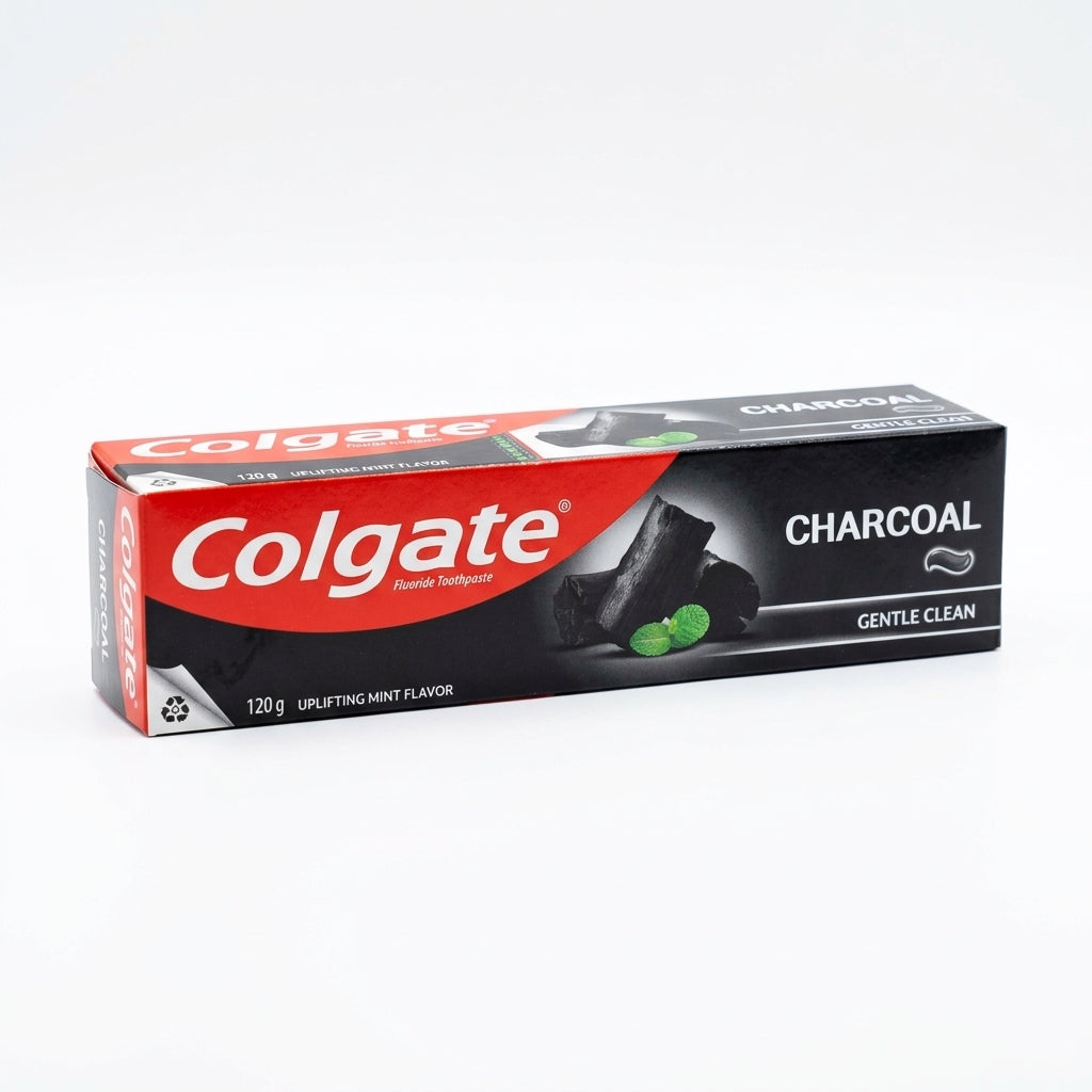 Colgate Charcoal Gentle Clean Toothpaste, Uplifting Mint Flavor, 120 g