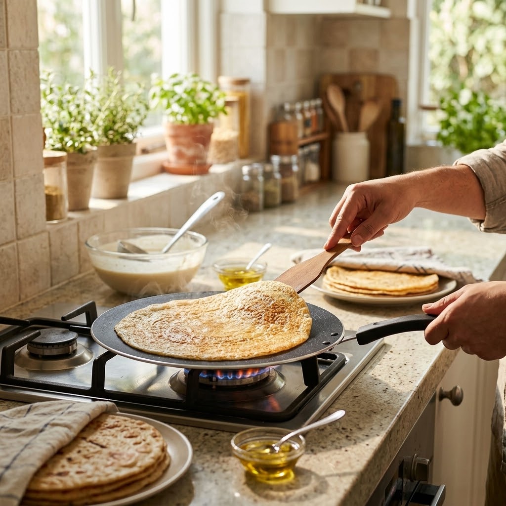 Henlee Non-Stick Concave Tawa 30 cm – 4 mm Thickness