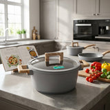 Donnor Cast Aluminium Casserole 24 CM Granite Coating