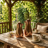 Elena Vacuum Flask Set, 0.7 + 1 Litre, Copper with Frost