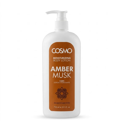 Cosmo Amber Musk Moisturizing Body Lotion – 750 ml