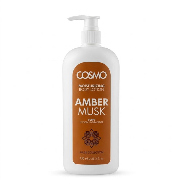 Cosmo Amber Musk Moisturizing Body Lotion – 750 ml