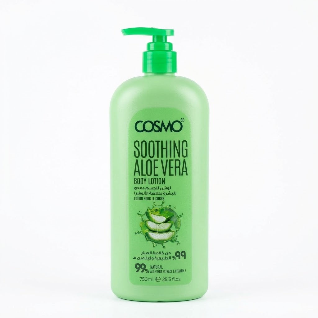 Cosmo Soothing Aloe Vera Body Lotion – 750 ml