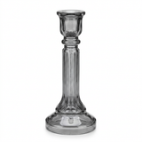 Crystal Candle Holder Grey - 20.5cm