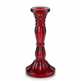 Crystal Candle Holder Red – 20cm