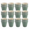 Dallah Addar 12-Piece Cawa Cup Set Sage Green - 100ml