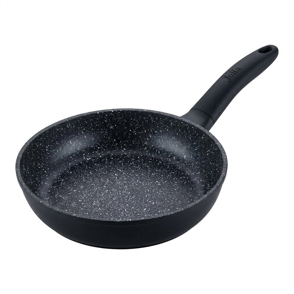 Julia Frypan 28cm - Onxy Black - Durable Die-Cast Aluminum - Non-Stick