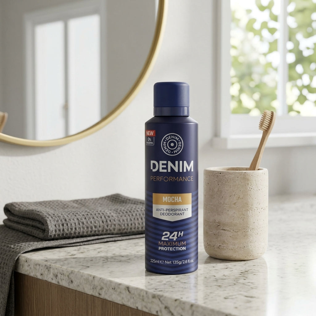 Denim Performance Mocha Anti-Perspirant Deodorant Spray 225ml