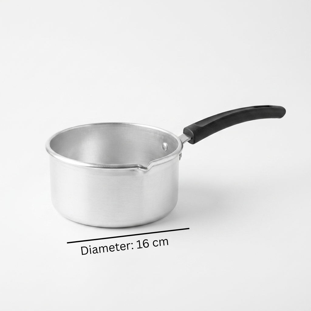 Kitchen Mark قدر صلصة من الألومنيوم المؤكسد 16 سم