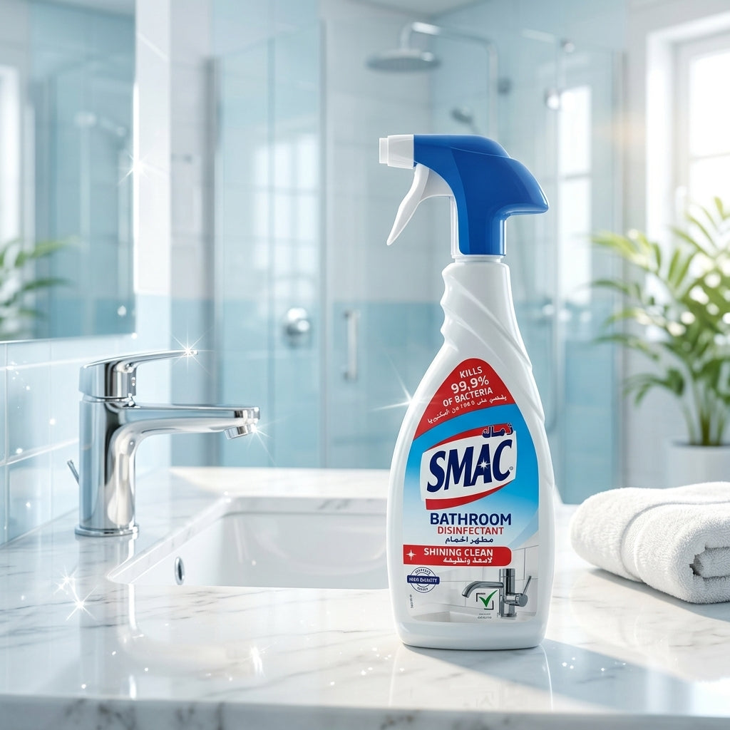 Smac Bathroom Disinfectant Spray – Shining Clean, 650 ml